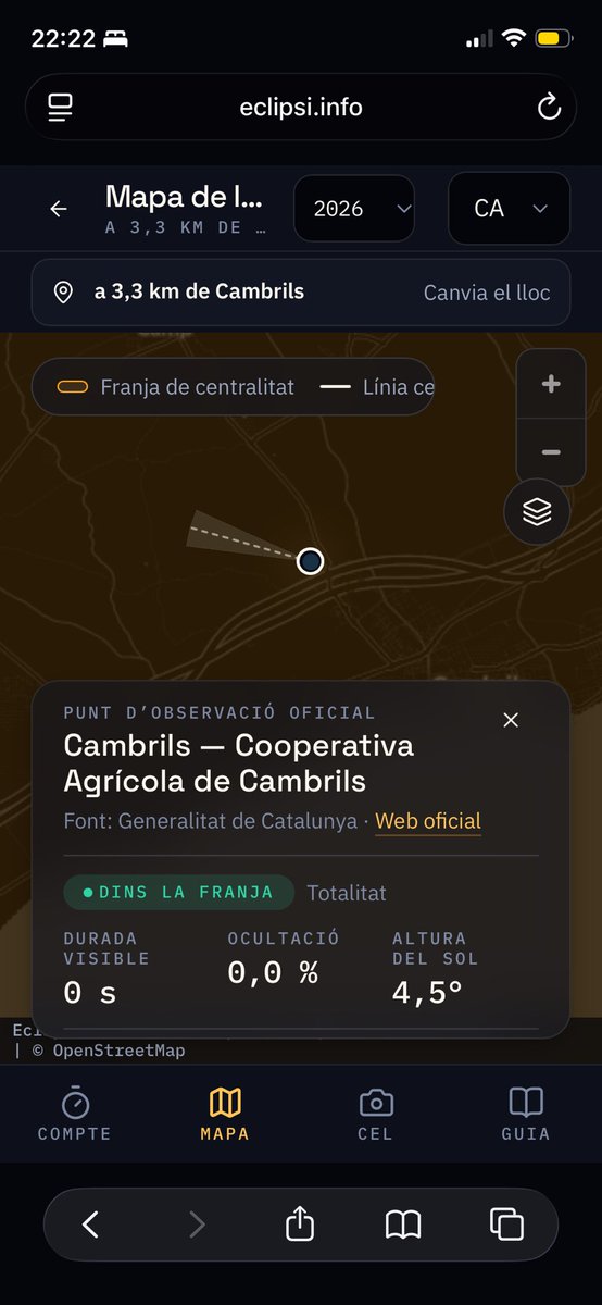 jcortesfaura's tweet photo. @humbertblanco per què si clico en els punts oficials d’observació surt un 0% de visibilitat? https://t.co/IFgx4yppdd
