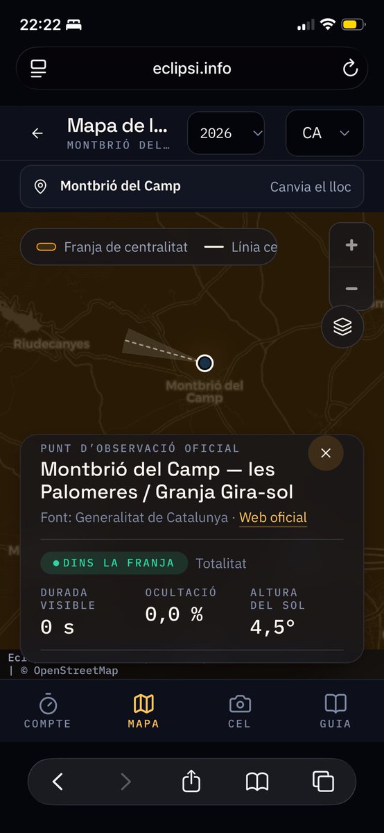 jcortesfaura's tweet photo. @humbertblanco per què si clico en els punts oficials d’observació surt un 0% de visibilitat? https://t.co/IFgx4yppdd