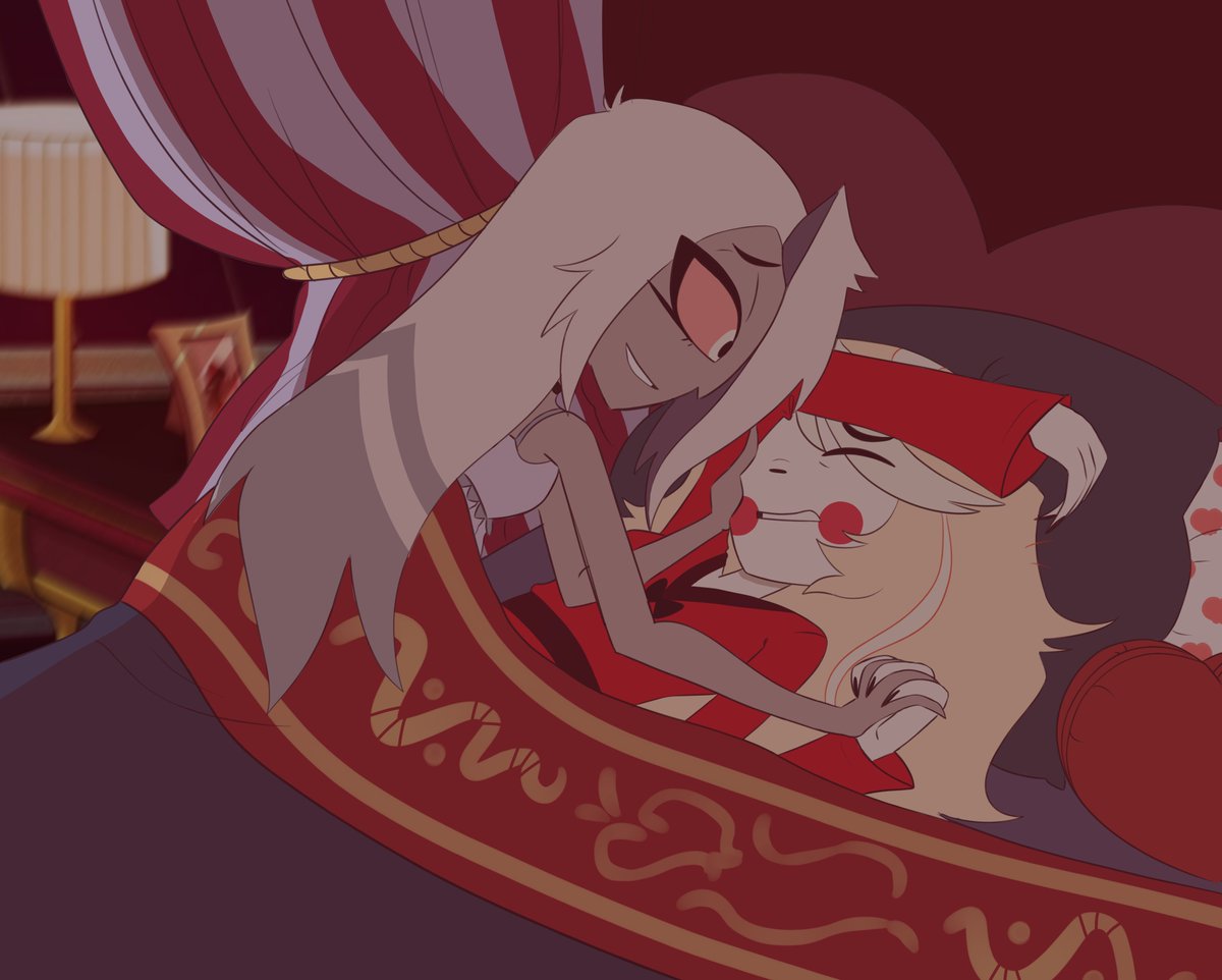 KhiraMusgrave's tweet photo. doing some fic art again with @HanasakuShijin !
#hazbinhotel #vaggie #chaggie #charlie #vaggi https://t.co/F7Lkgd1iFW