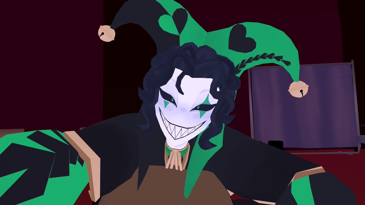 circusfreakvrc's tweet photo. #tfc #thefreakcircusharlequin #harlequin #tfcharlequin #thefreakcircus #vrchat 

Pretending To Be A Doll Huh?~ https://t.co/txDvCLuJ5l