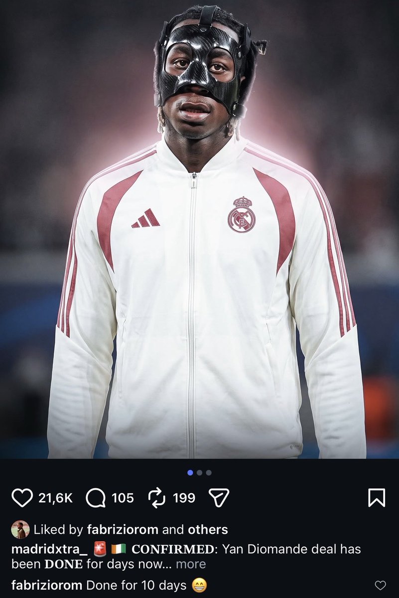 MadridXtra's tweet photo. 🗣️ @FabrizioRomano: “Yan Diomande deal has been done for 10 days.” https://t.co/QWIx7B8KPf