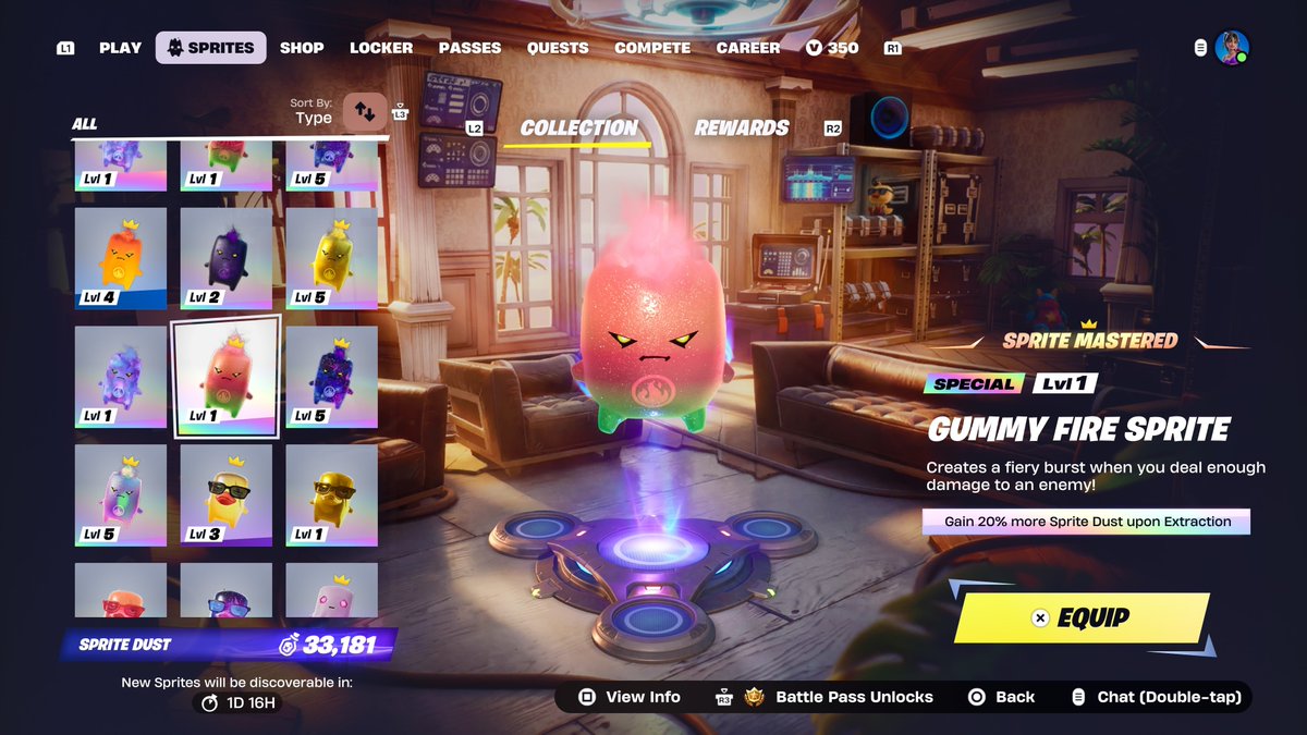 jules7258's tweet photo. @FortniteStatus I mastered my gummy fire but it doesn't let me use it as a backbling https://t.co/INLxtfrwEt