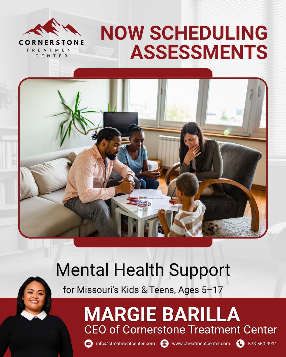 CTreatCenter's tweet photo. Compassionate mental health care for children and teens across all 115 Missouri counties. 💛 In-person and telehealth services available. Call 573-550-3911 to learn how Cornerstone Treatment Center can help. #CornerstoneTreatmentCenter #MissouriMentalHealth #FultonMissouri https://t.co/FbiG5g8mRx