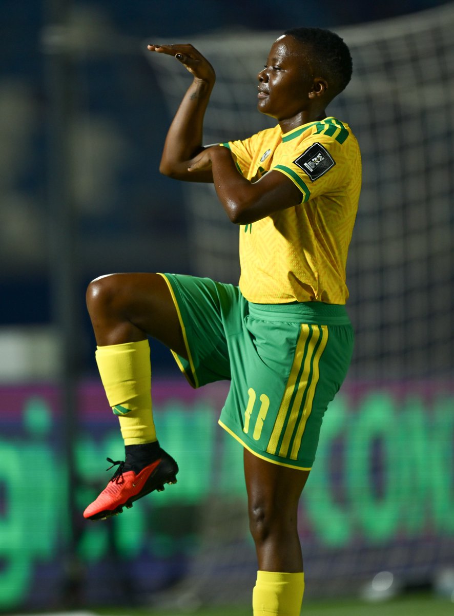 FIFAWWC's tweet photo. Trademark Thembi Kgatlana. 💫 

@Banyana_Banyana | #FIFAWWC https://t.co/qAYekejfY3