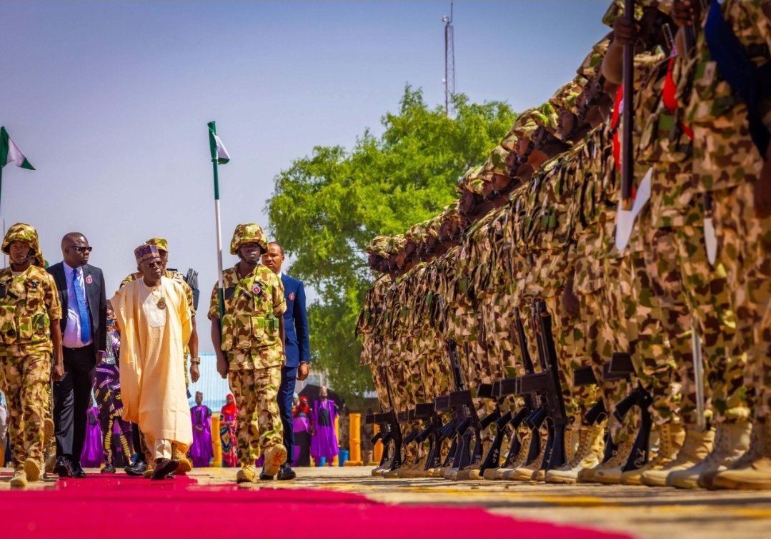 Naija_PR's tweet photo. President Tinubu has approved a 30–80% salary increase for about 250,000 military personnel, effective September 1, 2026. https://t.co/qDOYtF33EK