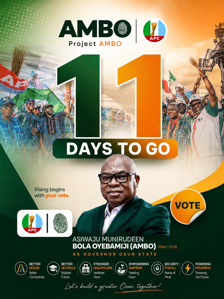 DamilolaAd2's tweet photo. From Osogbo to Ikirun, every community counts. #ForwardWithAmbo https://t.co/prbot4vmtD