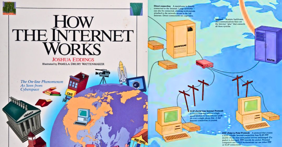 MsPondBGISD's tweet photo. Welcome back to school! 🏫 This year, I'll be sharing nuggets from this 1994 treasure!📕 As you get connected this week, be thankful we don't have to hear that dial-up screech! 🙉 #friendlyneighborhooddlc #bgisd #retrotech https://t.co/cip4j7df5G