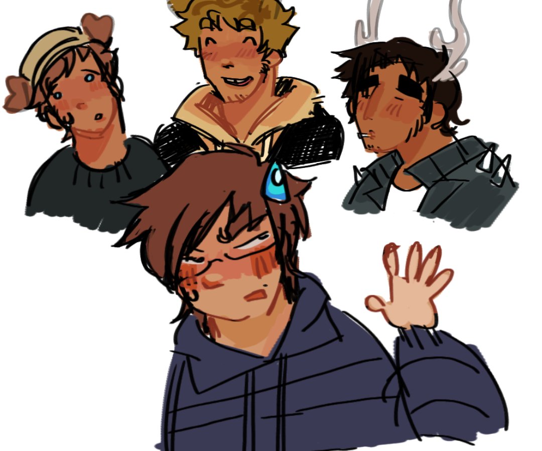 butchmasky's tweet photo. #polyhornets doodle kinda https://t.co/CNxEVjjeFq