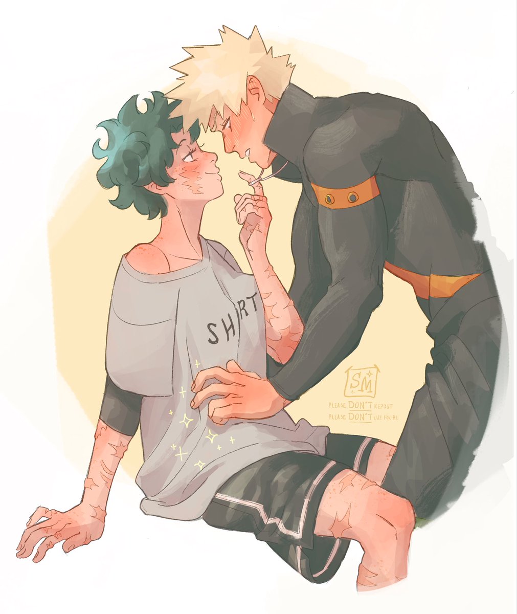 Shiny_misty_'s tweet photo. Obligatory quirk accident post 🤪🫶🏼 neither of them would know what to do I fear #bkdk #mha https://t.co/Dj3SKgJBPo