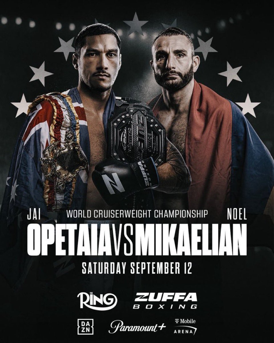 DanCanobbio's tweet photo. To summarize:

Jai Opetaia signs to Zuffa and subsequently gets stripped by IBF 

Now he’s set to face WBC champ who will be stripped for not fighting mandatory, David Benavidez 

This is being billed as a “world title fight” with zero belts on the line besides the Zuffa strap 🤦🏻‍♂️ https://t.co/qsJo7zlnqJ