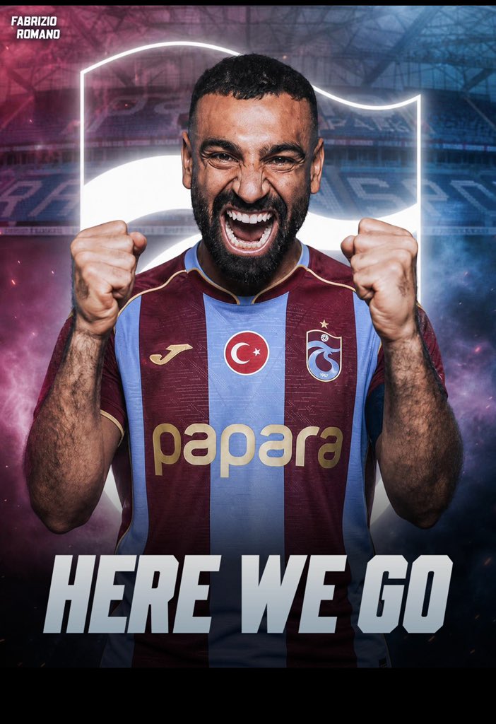 FootballVisio7's tweet photo. @433 🚨💣 BREAKING: Mo Salah to Trabzonspor, here we go! Club confirms agreement in place for the Egyptian striker.

Salah joins on two year deal as free agent after leaving Liverpool. https://t.co/tIVnDv2QVo