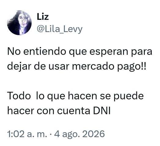 porquetendencia's tweet photo. "Cuenta DNI":
Por los comentarios sobre un tweet que publicó @Lila_Levy https://t.co/X8PqyI0i32