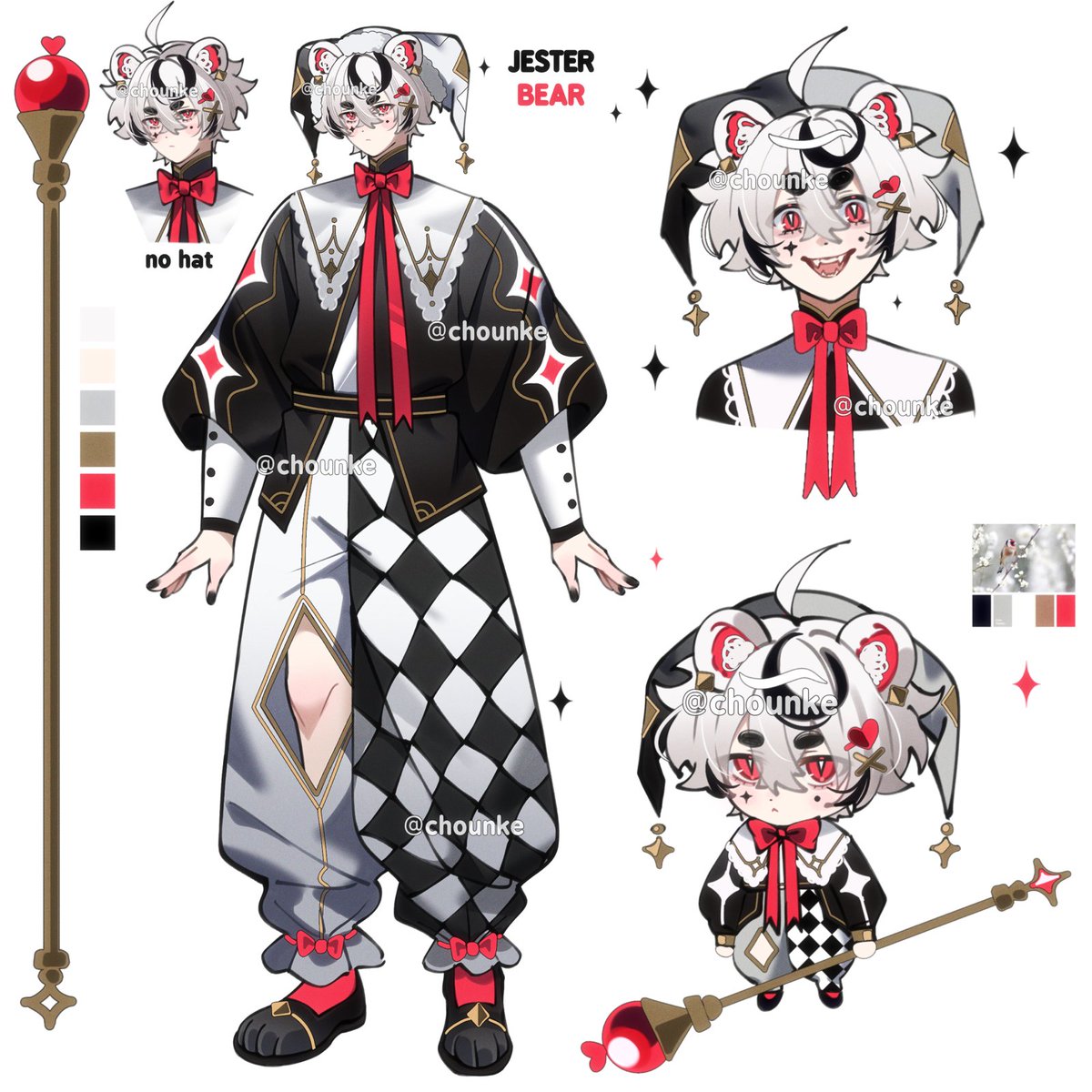 chouNke's tweet photo. sometimes i like to draw ref sheets for my designs🤍 https://t.co/n7qZYZB2DC