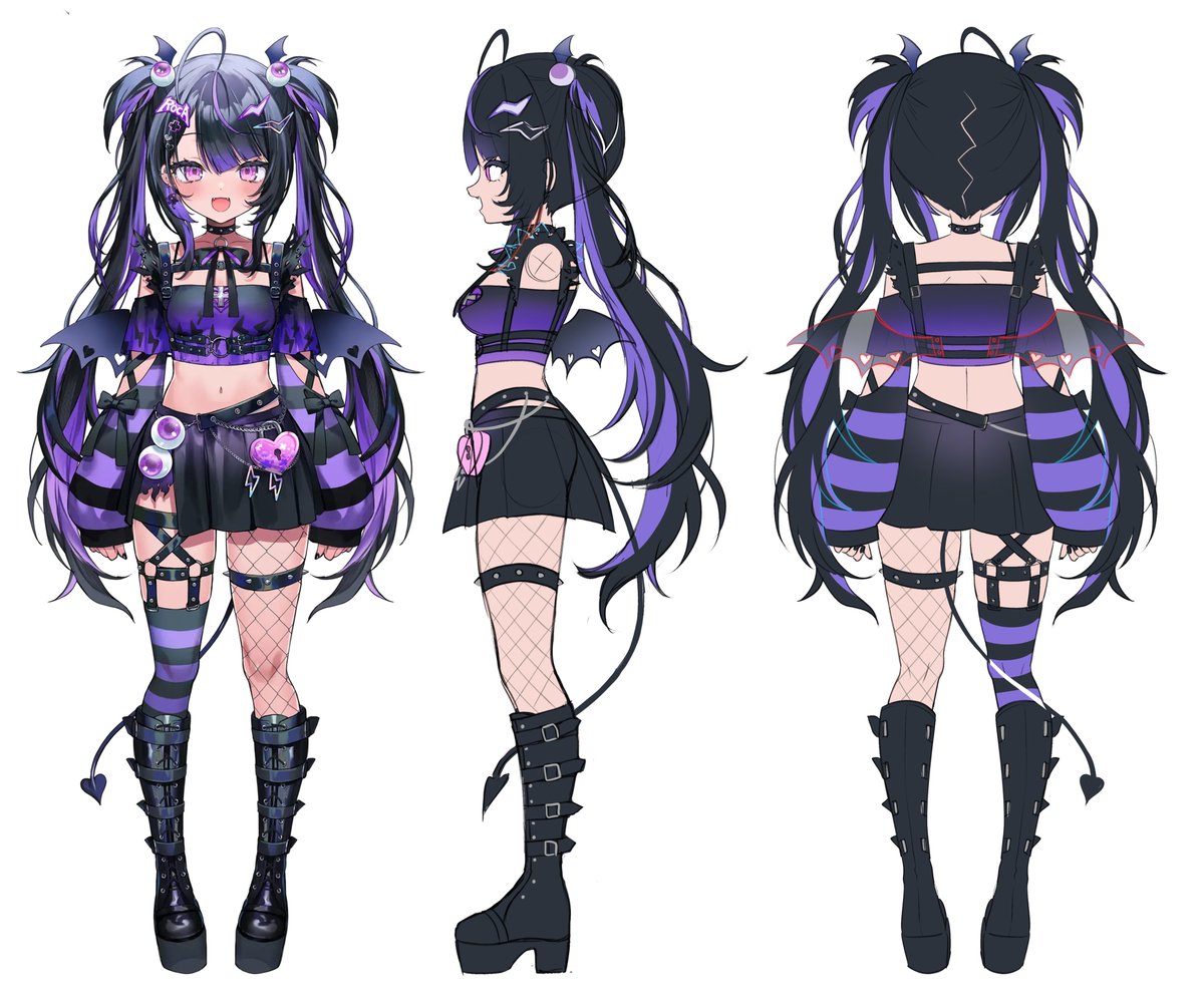 RocaRourin's tweet photo. Didn't have a proper ref sheet for sooooo long, and people(me included) have been asking for one ever since I debuted. Management helped me get one and I'm finally allowed to share with you all now ദ്ദി ˉ͈̀꒳ˉ͈́ )✧ 

I'll  be dropping a Google Drive with all sorts of other useful assets for everyone soon as well~!!!