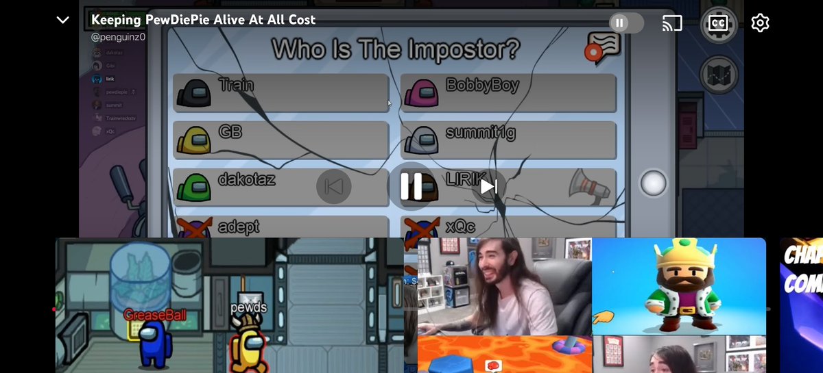 alsoarbiter's tweet photo. @YouTube 

Nice bug. the seekbar is blocked by videos that don't go down or anything. https://t.co/npOMnr3y6t