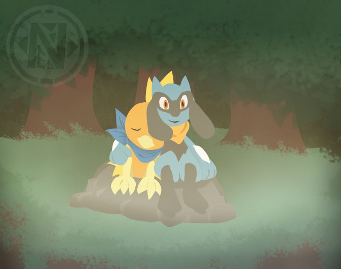 NeonartL's tweet photo. Riolu Miles and Torchic Michelle sitting here on the edge of the cliff watch the sunset 🌇 #Pokemon #Pokemonart #Pokemonoc #pmd
#Neonart #Art #Pokemon #Torchic #Riolu #pokemonmysterydungeon #PMD #mysterydungeon https://t.co/4ZYAR1NBlc