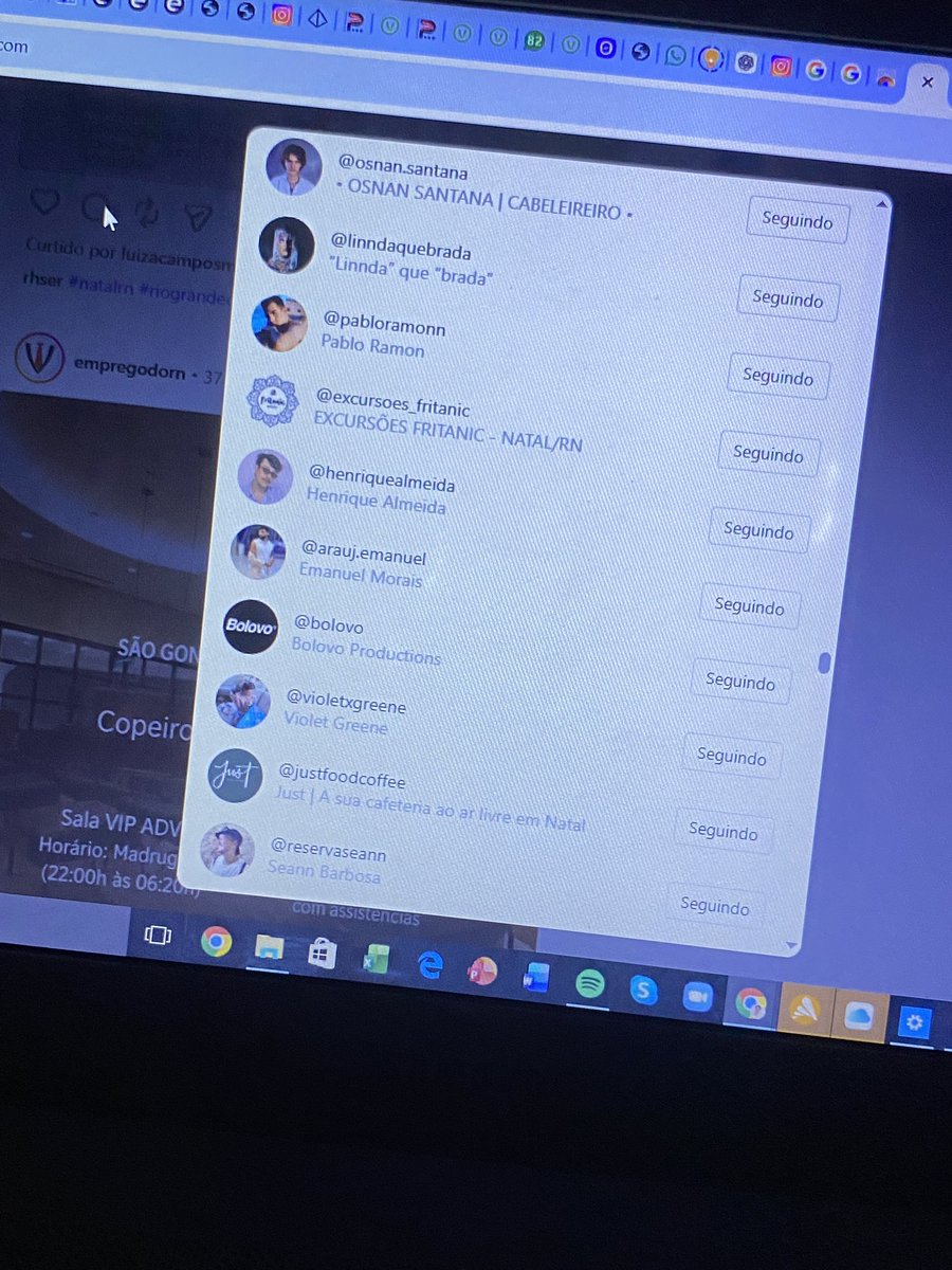 lcsfrc's tweet photo. Como eu ainda não conhecia essa extensão do Chrome para ver os não seguidores? https://t.co/9tKbrQB68J