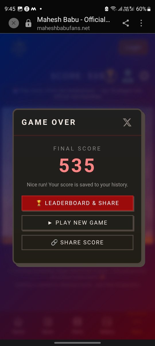 SREEKARmsdmb's tweet photo. Mee score entha frnds 😎#MonumentForSSMB https://t.co/jMYVT4Edv5