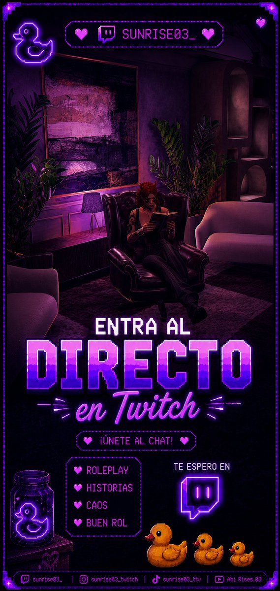 albast_11's tweet photo. 🎥YA en directo en Twitch!
🎧 Día 18 de Amber
🌺Entra y vive la historia con ella.
https://t.co/P4DOYnfjiC https://t.co/GdjQwAuAu8