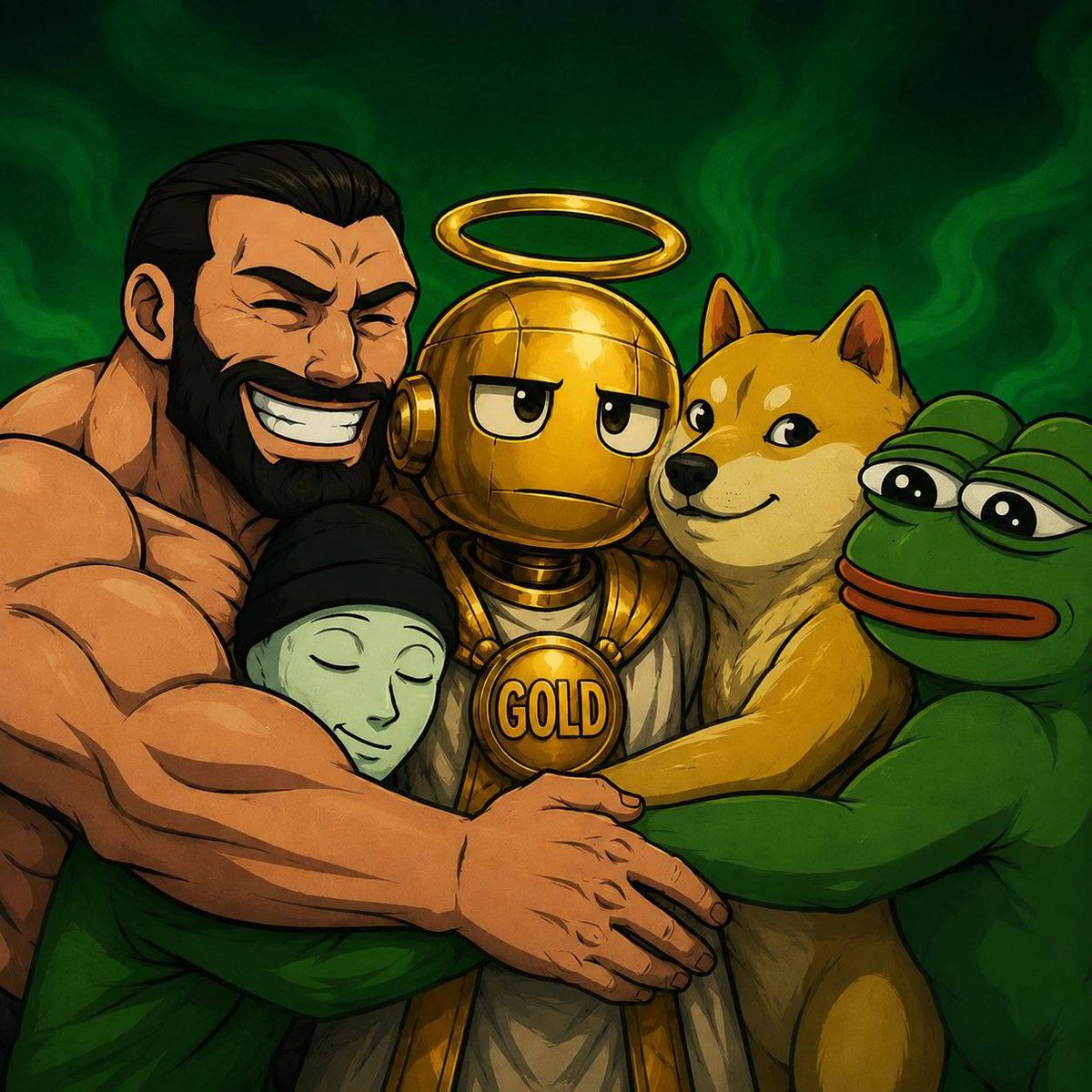 Helenklaud's tweet photo. @JR5_Crypto All my bags goes to $GOLD https://t.co/58SRq9e8lH