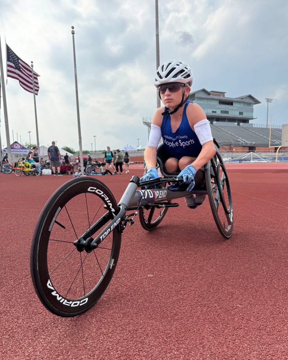 CAFoundation's tweet photo. Hayden has been competing in wheelchair track for six years and has attended Nationals for four consecutive years.
With support from a CAF Grant for sports expenses, he continues training and pursuing long-term goals including competing in college and the Paralympics.
#TeamCAF #WheelchairRacing