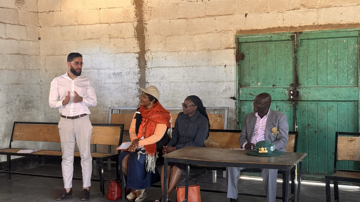 UNFPA_Zimbabwe's tweet photo. 🇳🇱🇿🇼Our joint field mission with @NLinZimbabwe Acting Ambassador HE IIyaas Sherally proved that strong partnerships drive lasting community transformation in Zimbabwe under the @UNFPA_SYP program. 

Engaging with a traditional leader championing the 'Not In My Village Campaign' underscored the vital role chiefs play in ending child marriage, preventing adolescent pregnancies, and safeguarding girls' rights.

During the visit to the Youth-Friendly Health Facility, the mission observed how adolescents access SRH services in a safe, non-judgmental space. Additionally, the mission reviewed the expansion of the Self-Care Model, which empowers young people by increasing access to HIV services, essential healthcare, and lifesaving gender-based violence services and information.

Our investments in community leadership and youth-centred services empower young people to thrive in healthier, more resilient communities.

Together with the Embassy of the Kingdom of the Netherlands we are delivering health, dignity, and opportunity for all.

#NotInMyVillage #YouthFriendlyServices #SelfCare #SRHR #EndGBV #Partnerships #LeaveNoOneBehind