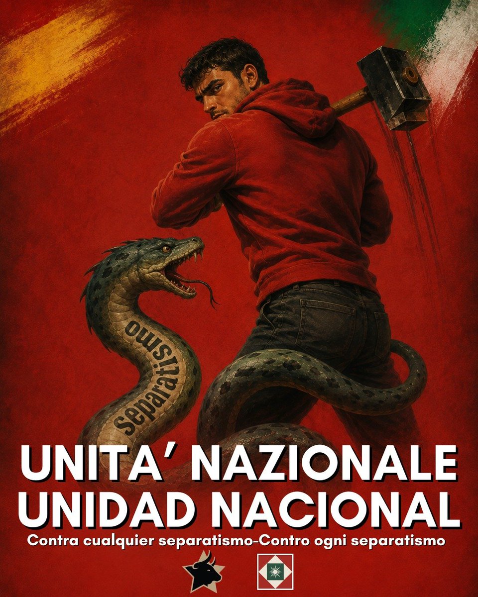 VanguardiaEspa's tweet photo. COMUNICADO CONJUNTO

@VanguardiaEspa  y @RisorgereX expresan conjuntamente su oposición a cualquier forma de separatismo. El imperialismo promueve la balcanización de nuestros países, asistido por separatistas de toda región y de todo color político. Frente a esta amenaza, es necesario reafirmar la unidad y la indivisibilidad, así como el carácter reaccionario y proimperialista de cualquier movimiento separatista.

Las fuerzas del capital financiero internacional, en su crisis sistémica, intentan romper aquello que la Historia ha unido. En Italia y en España, los movimientos secesionistas de carácter regionalista son financiados e instrumentalizados para debilitar nuestras naciones, fragmentar a nuestros pueblos y entregar nuestros recursos a los imperialistas. Los autoproclamados «independentistas» —ya sean neoborbónicos, catalanes, sardos, vascos, «padanos» o gallegos— nos hablan del «derecho de los pueblos a la autodeterminación».

Este concepto ha sido utilizado con frecuencia por la burguesía separatista como un fetiche absoluto y, hoy en día, también se ha convertido en un fetiche de la izquierda acomodada. Ya Lenin, en sus Tesis sobre la cuestión nacional de 1913, subrayó que los comunistas debían realizar un análisis independiente de este derecho en función de cada caso concreto, apoyando el separatismo allí donde este se opusiera al imperialismo. Pero avalarlo de manera absoluta significa favorecer los planes de balcanización promovidos por los imperialistas.

Estos separatismos son el legado político de minorías reaccionarias, tan ruidosas como carentes de verdadera consistencia política. Hoy, el «pueblo» al que apelan es una abstracción: hablan de identidad, pero defienden los intereses de los caudillos locales y del capital extranjero. La verdadera autodeterminación no es la que divide a los trabajadores por etnia, región o dialecto, sino la que une al proletariado de todas las regiones para defender la independencia nacional, impulsar el desarrollo y construir el Socialismo.

Siguiendo la senda del separatismo, las regiones más ricas se convertirían en paraísos fiscales para las multinacionales; las regiones más pobres serían abandonadas a la miseria, transformadas en reservas de mano de obra barata para Europa Central y en destinos turísticos para jubilados estadounidenses o, peor aún, en centros globales del terrorismo y del mercado negro, como Kosovo.

Sin embargo, no debemos negar las diferencias: las lenguas, las culturas y las tradiciones locales constituyen el patrimonio de nuestros pueblos. Pero estas enriquecen y dan contenido a la nación, no la dividen. El catalán, el sardo, el napolitano o el euskera no son armas que deban esgrimirse contra Roma o Madrid; son el rostro de una misma Historia, en la que diversidad y unidad son términos no antagónicos de una relación dialéctica.

Al separatismo regional de las «pequeñas patrias» debemos oponer la unidad nacional y la unidad mediterránea. Nuestra herencia común latina y católica constituye el faro de un futuro de cooperación antiimperialista.

Italia y España, unidas por su historia milenaria, deben convertirse en el núcleo de la resistencia mediterránea frente a la dictadura del capital financiero monopolista, capaz de contribuir a la construcción de un orden internacional multipolar y de una comunidad humana con un futuro compartido.

El separatismo es el camino hacia el neocolonialismo; es la balcanización presentada como «autodeterminación». La unidad nacional es el camino hacia la emancipación.
#Italia #españa #separatismo #patria #socialismo