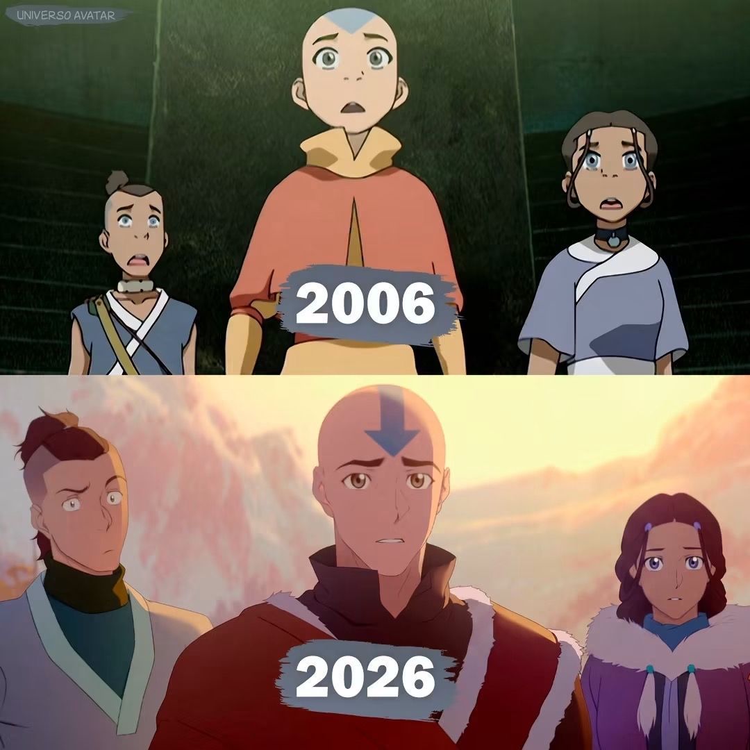 AnimeePost's tweet photo. The glow up is insane https://t.co/TTBZpc9FIy