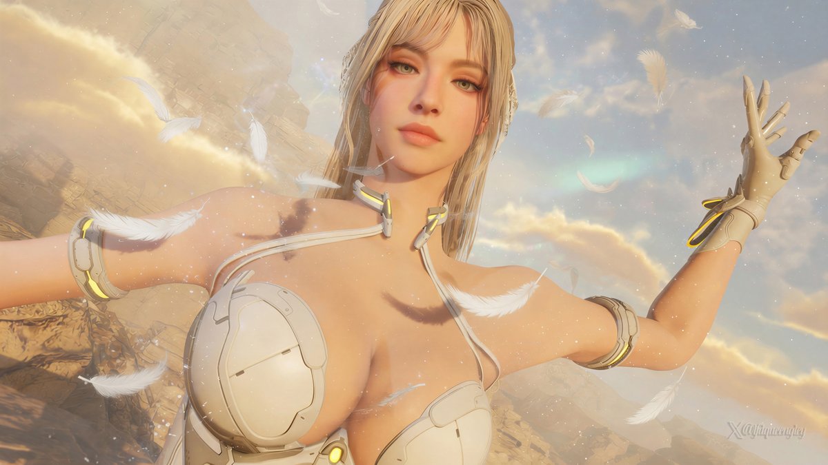 tfdqueengley's tweet photo. Serena is truly the angel incarnate of The First Descendant 😍 She gives off so much sweetness and purity, I tried my best to show that in these photos 🩶

I was gonna post two other Serena pics today but I changed my plans just to please @sorinlyra 🩶

#TheFirstDescendant #VirtualPhotography #Serena