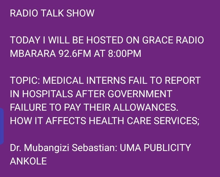 HonSebastianm's tweet photo. Medical interns continue their strike on day 4, after government fail to meet their allowances:
Today I will be on Grace radio 92.6FM to discuss more and it's impact on health care services so far;-
@MinofHealthUG @TheUMAofficial @FUMI_org @asiphas @m_kabweru43739 @RubabindaJr https://t.co/zurmO8Fw4w