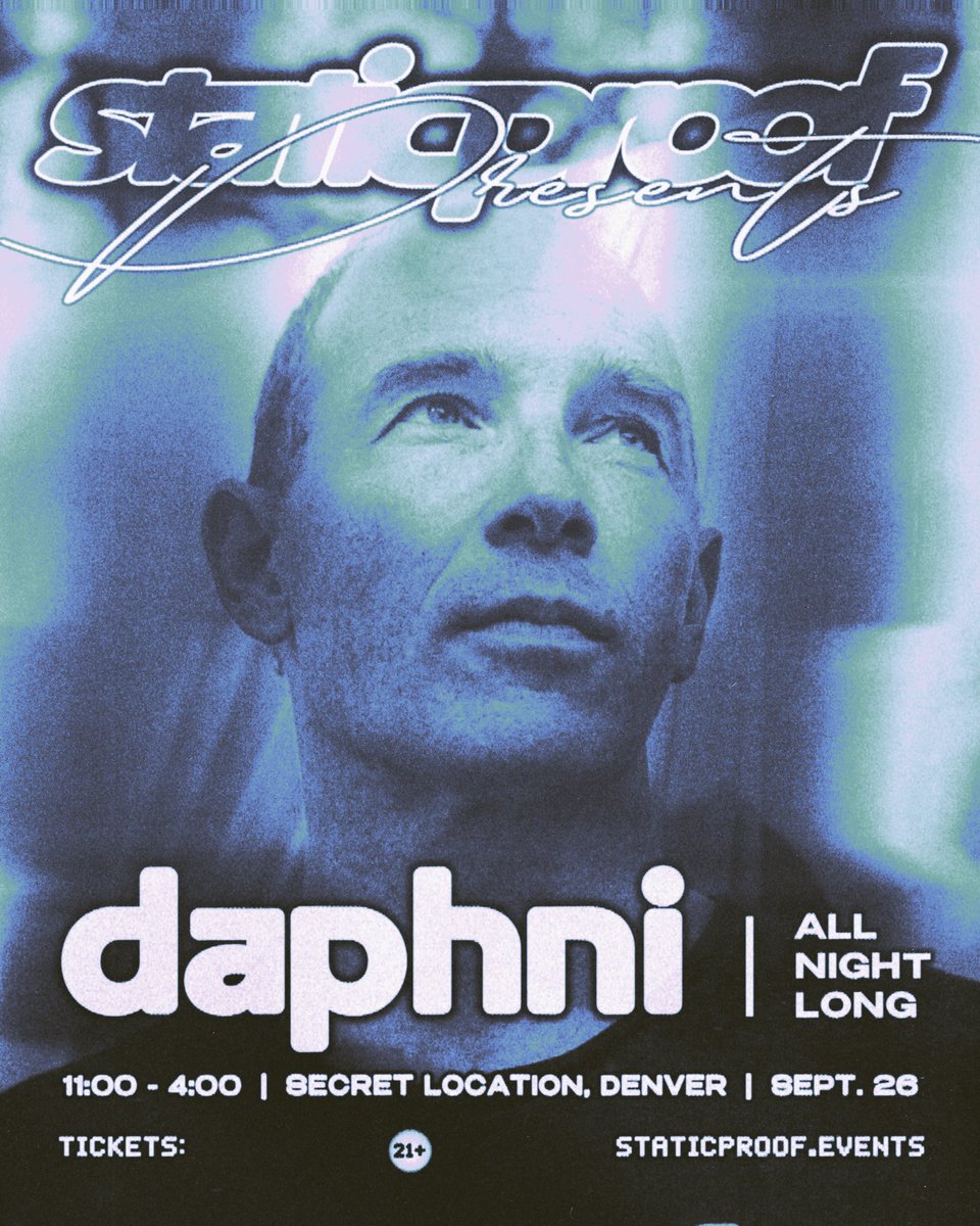 static_proof's tweet photo. Daphni 9/26 is SOLD OUT

but we will be releasing a limited number of tickets to our textline in the coming weeks

Sign Up to be notified -
Text “STATIC” to 720-502-0404 https://t.co/nplAjEUJ5P