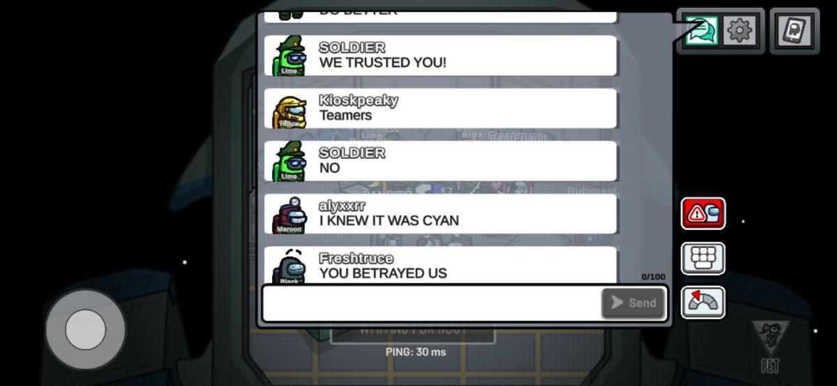 3Peppibot's tweet photo. BRO IM CRINE i just joined a among us lobby and half of the server was roleplaying as soldiers. https://t.co/6bm7XvqU8R