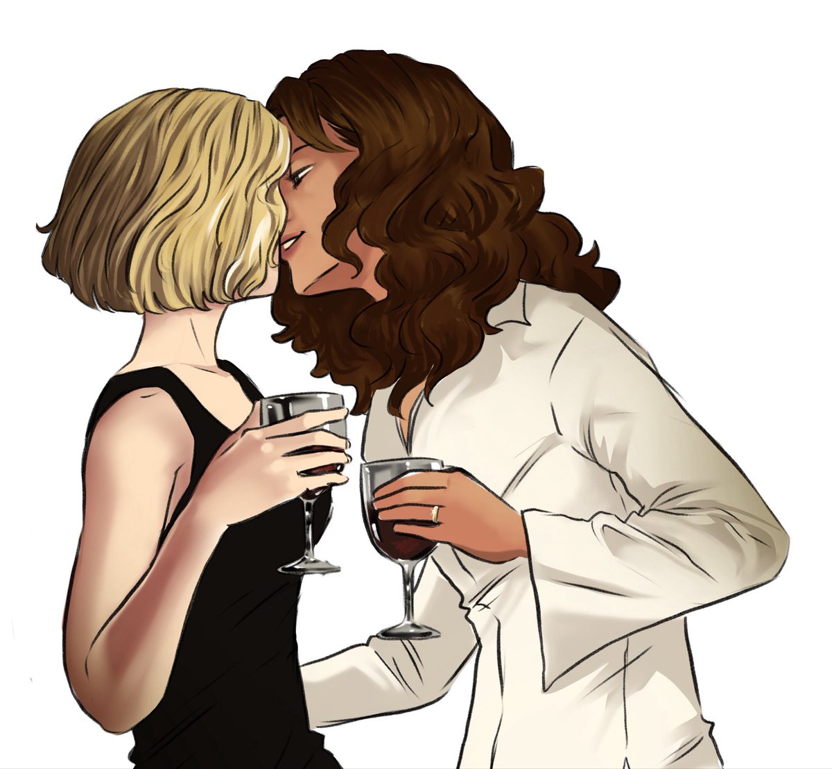 skelitonnn's tweet photo. Might be time to rewatch the L word, so here’s a Tibette drawing love them https://t.co/tXPUB0kpkm