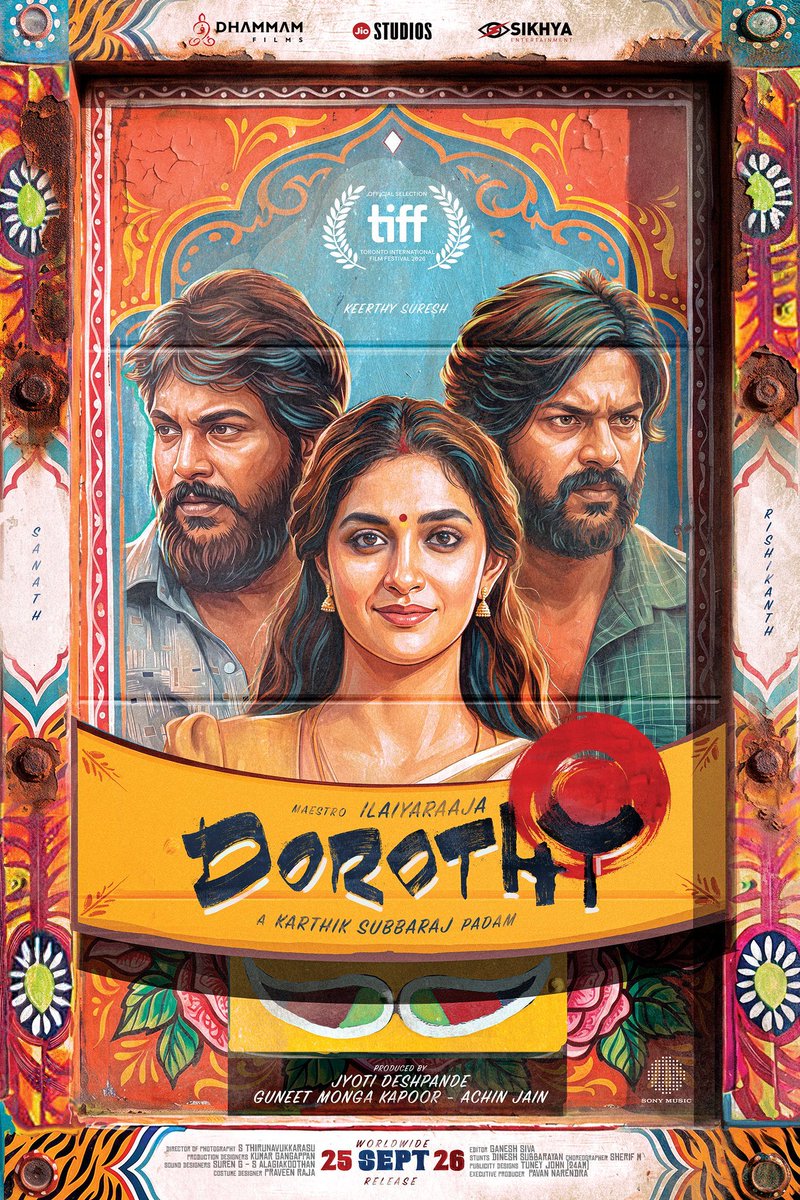 Anjanathumbfeed's tweet photo. #DOROTHY ❤️🔥
@karthiksubbaraj 's 10th Movie Titled As Dorothy
#KeerthySuresh, Sananth and Rishikanth In Lead Roles 🔥
Hitting Big screens Worldwide on 25th September 2026 ❤️
#DorothyFirstLook
#DorothyFromSep25 https://t.co/UQsNVuqaZn