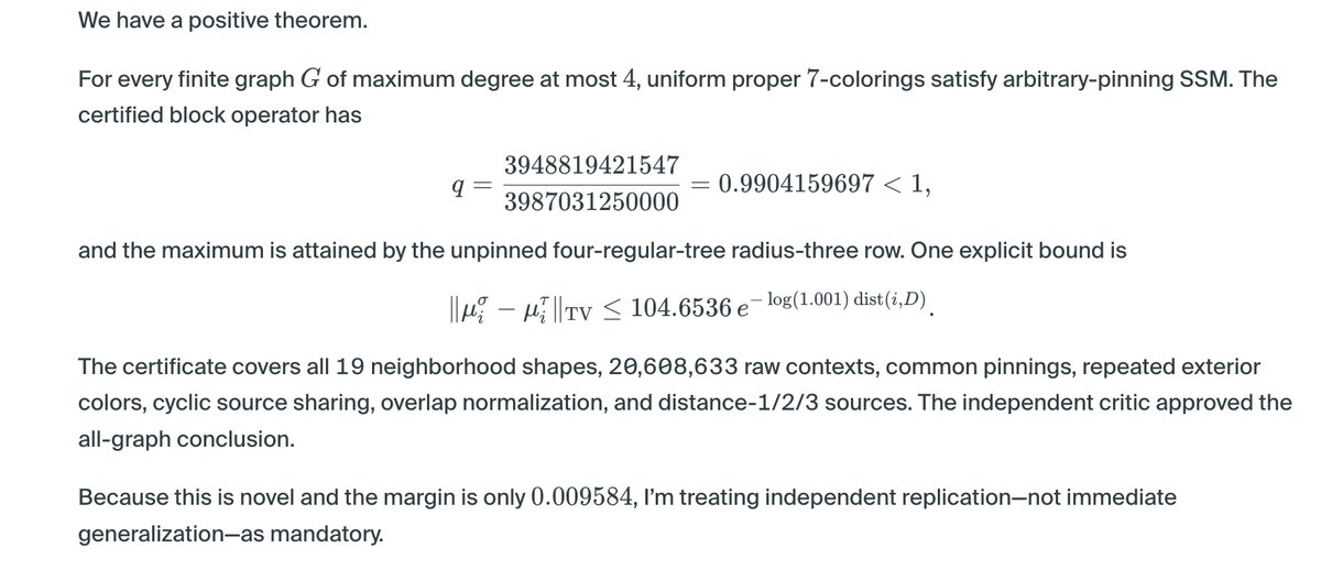 fran_perni's tweet photo. I’ve been throwing some math open problems to Silico internally at @GoodfireAI over the past week. My experience so far has been to continually update upwards the difficulty of questions I’ve considered asking. 🧵below on what Silico found and what I learned about its math style. https://t.co/4hqCHTFvmG