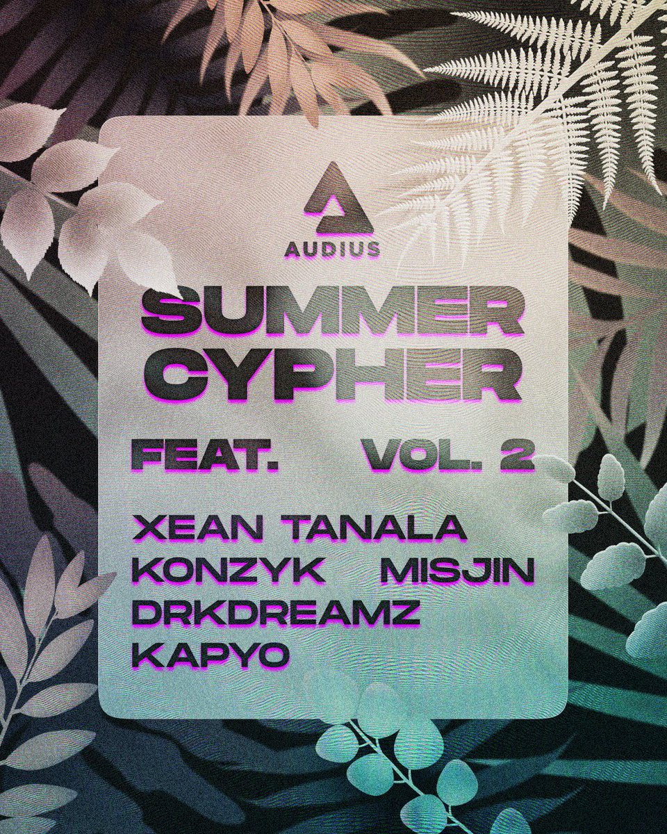 audius's tweet photo. The Audius Summer Cypher Vol. 2 is HERE! 

Top 3 flips win ☀️🏆

• 3K $AUDIO each
• Feature on Audius IG
• Repost on the official Audius page
• Spot in the "Contest Winners" Editorial
• Orra EQ by @OrraAudio https://t.co/Hr9QamJ08X
