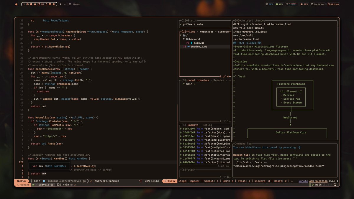bot_unixporn's tweet photo. [yabai]  cendre: one palette computed from a wood fire, across all 27 surfaces
Link: https://t.co/Erk5qWFeW5

#unixporn #linux #screenshot https://t.co/l3bZ8CKHKS