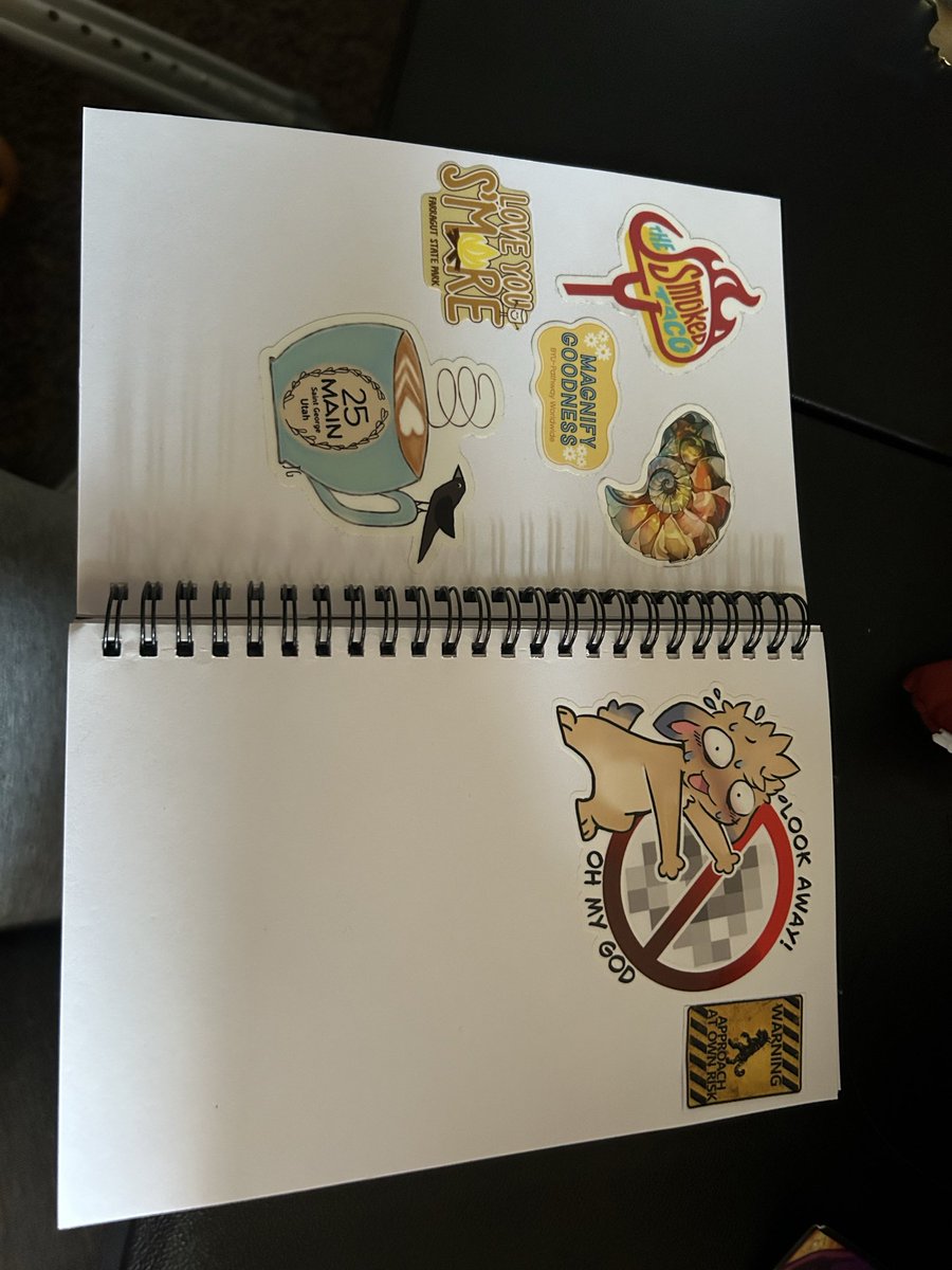 lyrapaws's tweet photo. Stickers received @AnthroWeekendUT that survived my toddler’s desire to eat “paper”

Thank you to all for giving this cat stickers! I’m sorry if yours got stolen by a toddler Kiju he knows how to unzip bags. https://t.co/A4IJXKNbIc