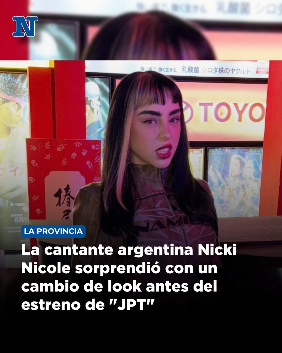agencianovaok's tweet photo. 🎤✨ Nicki Nicole volvió a captar la atención de sus seguidores al presentar un cambio de imagen que acompaña la recta final hacia el lanzamiento de “JPT”, uno de los proyectos más importantes de su carrera.
👉 ¿Qué opinas? Te leemos 📲https://t.co/CFbOzW9NSn
.
.
.
#NickiNicole #JPT #Música #Estreno #Argentina #Noticias