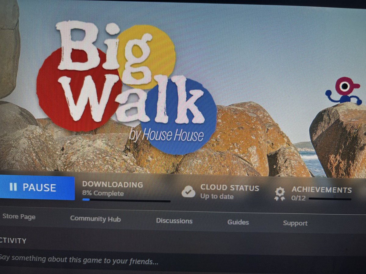 SidCalico's tweet photo. Just bought Big Walk.

I need friends to play it with.

WHO’S IN?! 🧡 https://t.co/8th4DfDlrm