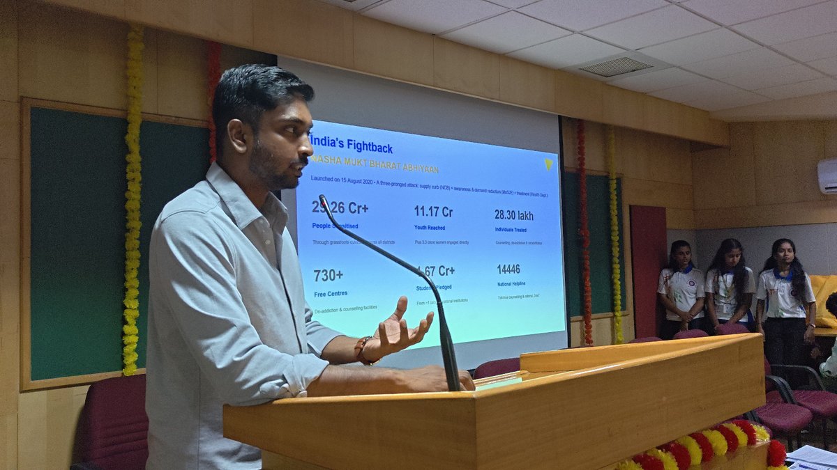 NssSfgc's tweet photo. 🇮🇳 Nasha Mukt Bharat – Viksit Bharat Yuva Connect Programme was successfully organized by the NSS Unit, Seshadripuram First Grade College, Bengaluru, in association with the Ministry of Youth Affairs &amp; Sports, Government of India and MY Bharat on 03 August 2026. @_NSSIndia https://t.co/DfCmLPhtu1
