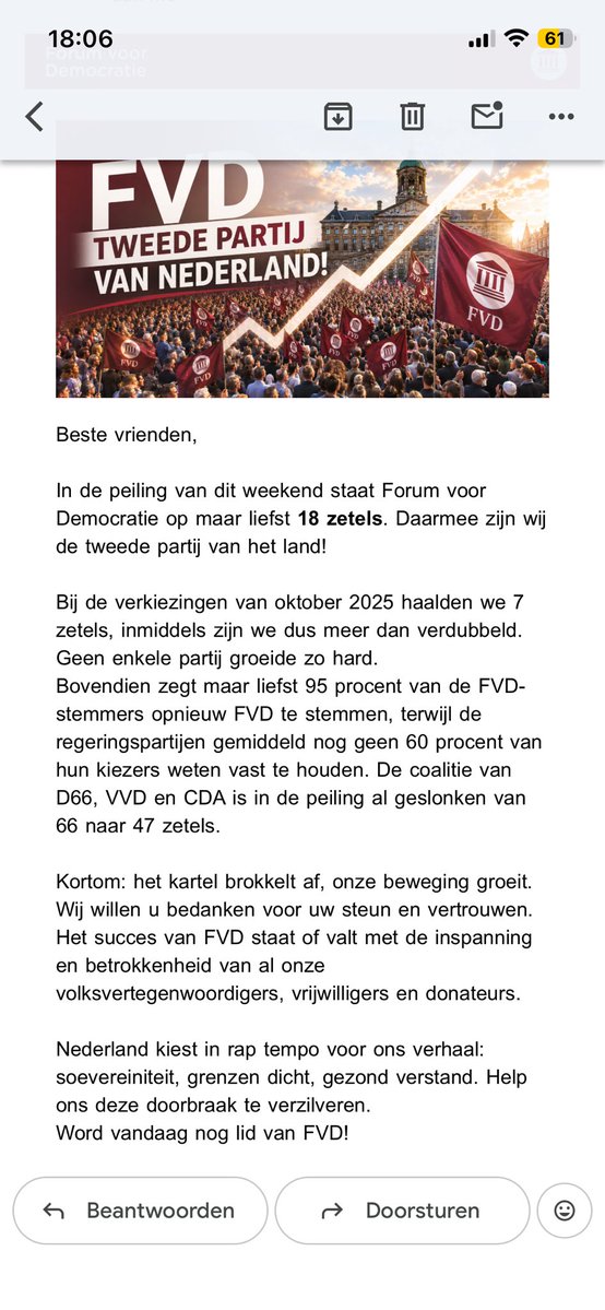 rrj3a's tweet photo. Steeds meer kiezers met GEZOND verstand…..

Nederland walgt van de dwangwet!

Nederland walgt van de islamisering!

Nederland walgt van de woke waanzin!

Nederland walgt van de linkse deugers! 
en….

Nederland walgt van de linkse demonisering! 

Wanneer word jij WAKKER, Reinier??