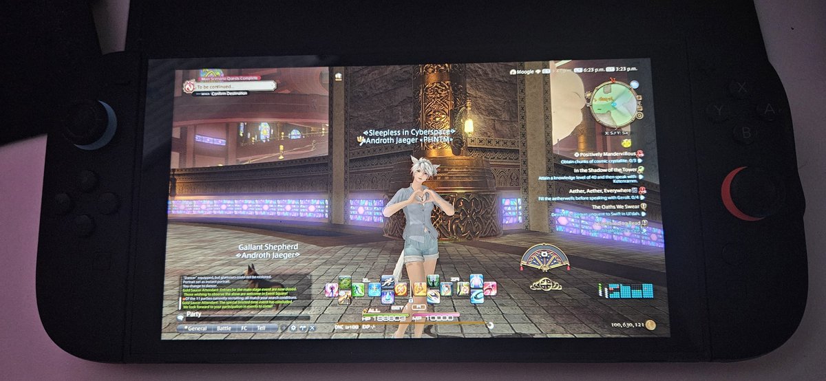 ANDR0TH's tweet photo. Por el momento no he tenido ningún problema, aunque me toca configurar ciertas cosillas aún. #ffxiv https://t.co/B2aMr7JV6x