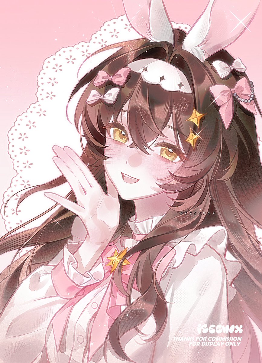 isechoX's tweet photo. come say hi to this adorable little bunny!! 😭🐰💕

#Vtuber #VGen #commissionㅤ https://t.co/7QOXIeuAem