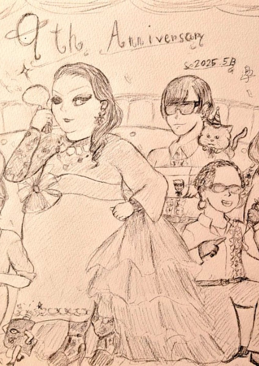 merou2kamakiri's tweet photo. アサ様お誕生日おめでとうございます︎🫶🏻✨私はCDが全ての沼のきっかけだったからアサ様の歌声が無ければデラデラに沼ることはなかったんだろうなぁ…感謝💜

今回は過去に描いたアサ様をピックアップ ！こうして見ると描き方が安定しない…けど描いてて楽しい大変お方︎🫶🏻✨ https://t.co/GBRyiIvX1T
