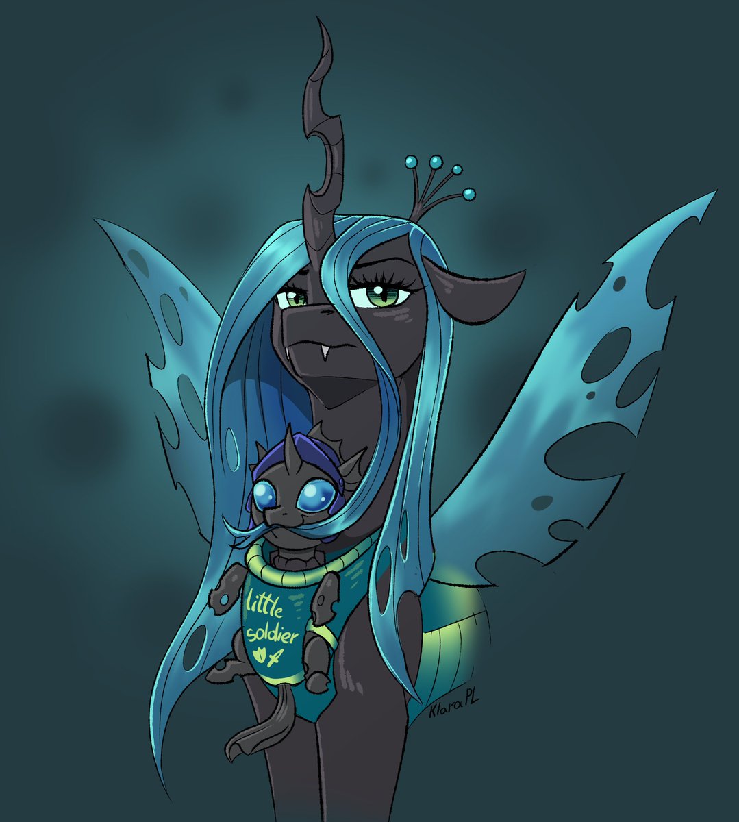 Klara_Art's tweet photo. Little buggos have the most caring mother ;3 https://t.co/124dwFxrCr