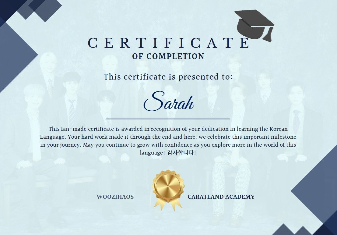 msarahnghae's tweet photo. A month ago, I randomly registered for classes at @CaratAcademy , I've always wanted to study korean but my schedule won't allow me to take regular classes. Thankfully, #CaratlandAcademy was super flexible so I was able to finish level 1 &amp; 2! 🥹 

감사합니다 선생님! 🫶 @woozihaos https://t.co/5yB1B8B6Wh