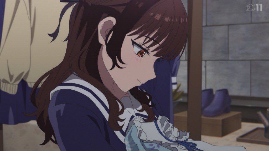 Alves_Aruru's tweet photo. #きみ死ぬアニメ 
ミミの嫉妬心とシーナの「したいこと」、
返礼という名の遺産と気持ちの整理、
萎れた植物と敵の生き死に、
手製の花冠のお返しの魔法製の水冠、
数々の提示と回収の末、芽生えるシーナのミミに対する願望と懊悩が密やかに、しかし確実に情愛に。
穏やかながら隙のない脚本に唸る。 https://t.co/bp0WqkbGkk