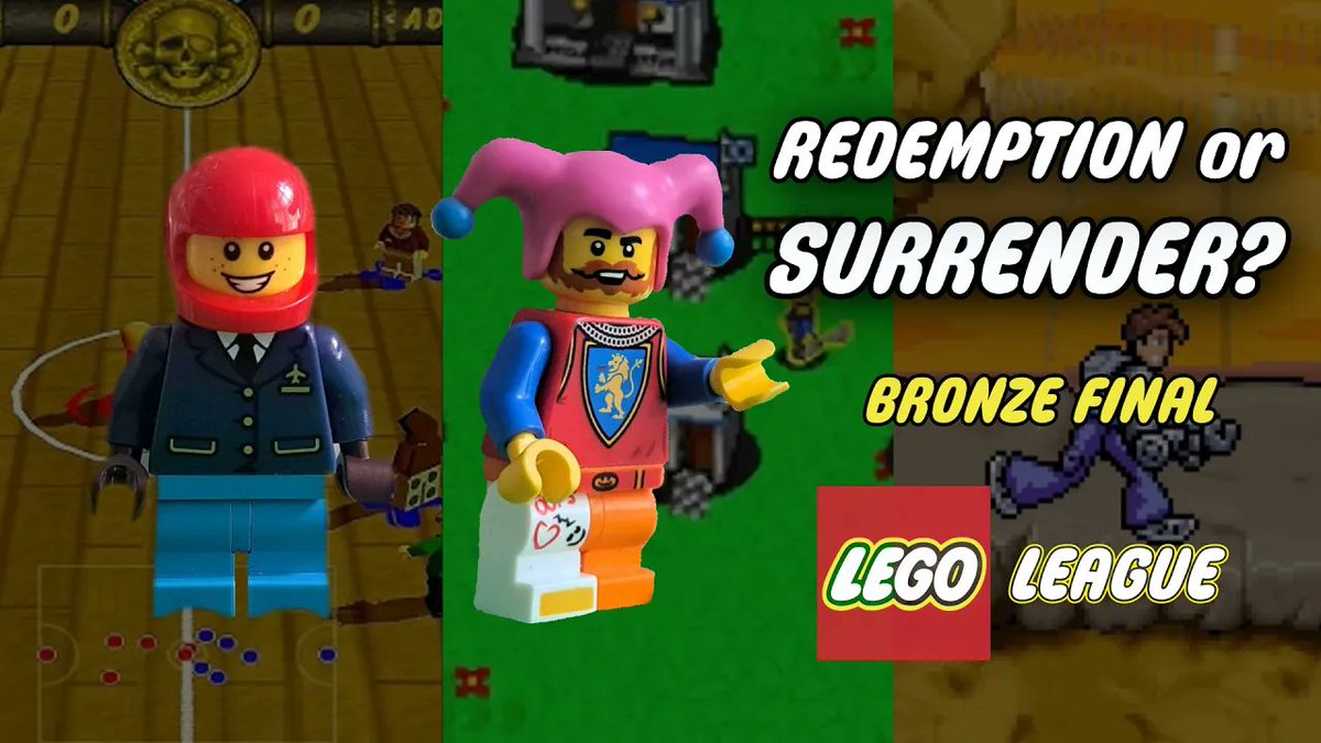 square2charge's tweet photo. See Jay See and Bobbledink cross paths for the first time since The Jackbox Gauntlet. Will this be Bobbledink's maiden victory against Mr Round One or does See Jay See still have some bricks up his sleeve yet?  #BronzeFinal #LegoLeague #square2charge

https://t.co/JPBfWAptqW https://t.co/gmFCRLHmWd