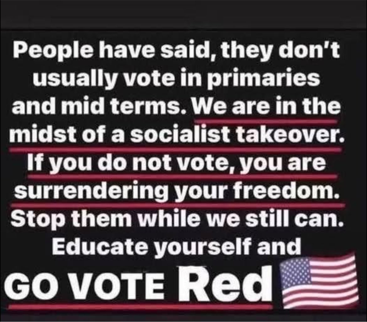 merrylynn06's tweet photo. GET UP.. GET OUT.. VOTE REPUBLICAN!! https://t.co/kFIfCaZk6M